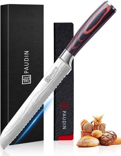 Boning Knife 6 Inch, Super Sharp Fillet Knife, German High Carbon Stainless Steel Deboning Knives, Professional Boning Knives for Meat Poultry Chicken, Pakkawood Handle with Gift Box