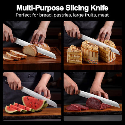Boning Knife 6 Inch, Super Sharp Fillet Knife, German High Carbon Stainless Steel Deboning Knives, Professional Boning Knives for Meat Poultry Chicken, Pakkawood Handle with Gift Box
