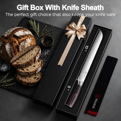 Boning Knife 6 Inch, Super Sharp Fillet Knife, German High Carbon Stainless Steel Deboning Knives, Professional Boning Knives for Meat Poultry Chicken, Pakkawood Handle with Gift Box