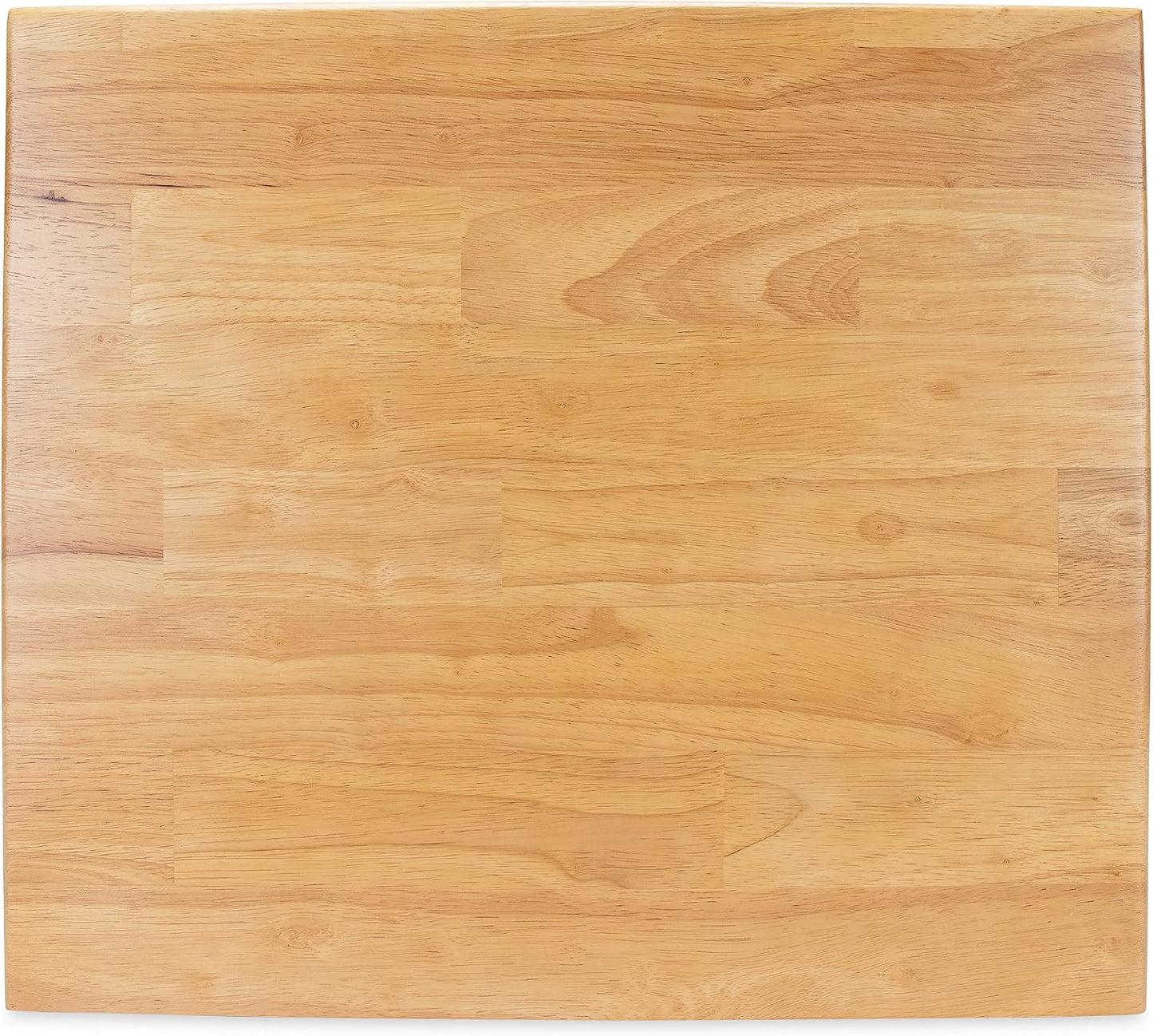 Oak Accents Camper/RV Silent Top Stovetop Cover | Features Solid Oak-Finish Hardwood w/Non-Toxic Finish & 4 Non-Slip Rubber Feet | Includes Flexible Cutting Mat | 19.5” x 17” x .75” (43521)