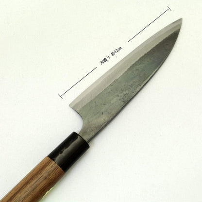 Tosa Knife, Black Uchi, Deba Knife, Blue Steel, No. 1, 8.3 inches (210 mm)