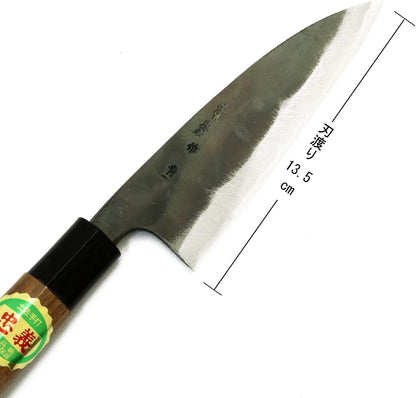 Tosa Knife, Black Uchi, Deba Knife, Blue Steel, No. 1, 8.3 inches (210 mm)