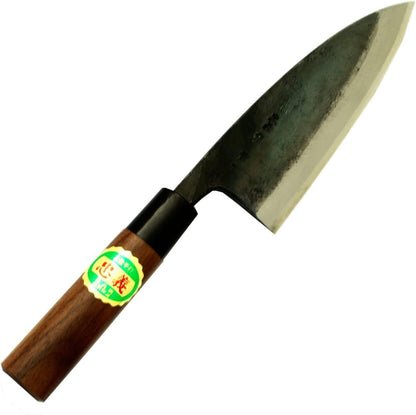 Tosa Knife, Black Uchi, Deba Knife, Blue Steel, No. 1, 8.3 inches (210 mm)