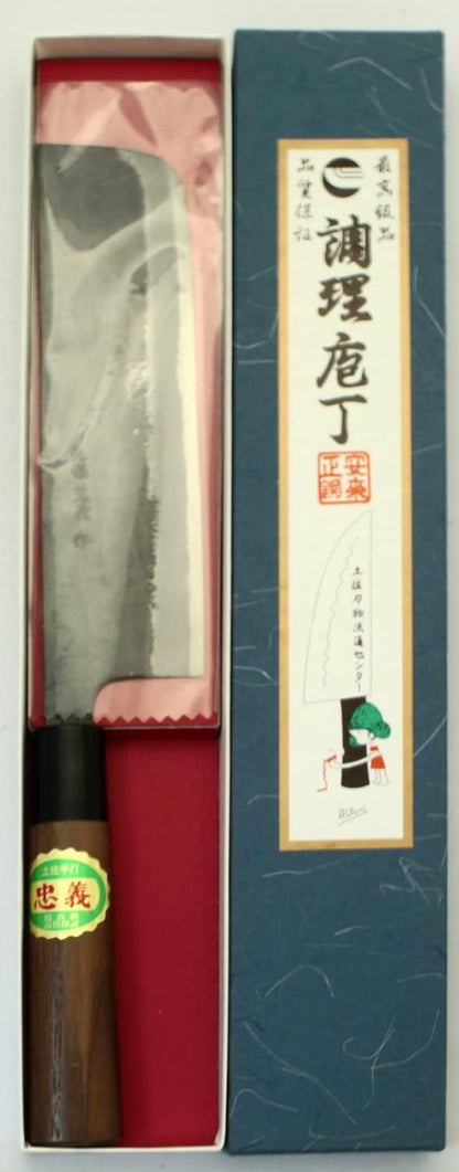 Tosa Knife, Black Uchi, Deba Knife, Blue Steel, No. 1, 8.3 inches (210 mm)