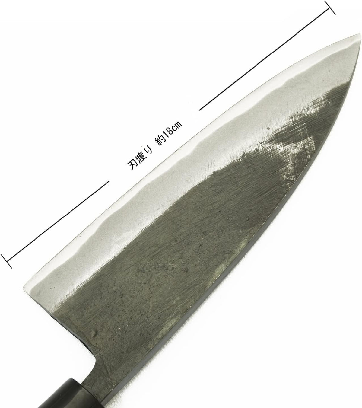 Tosa Knife, Black Uchi, Deba Knife, Blue Steel, No. 1, 8.3 inches (210 mm)