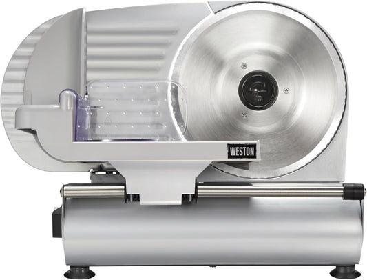 Electric Deli Meat Slicer Machine For Home & Food Slicer | Adjustable Slice Thickness | Non-Slip Suction Feet | Removable 9” Deli Slicer Stainless Steel Blade | Easy to Clean
