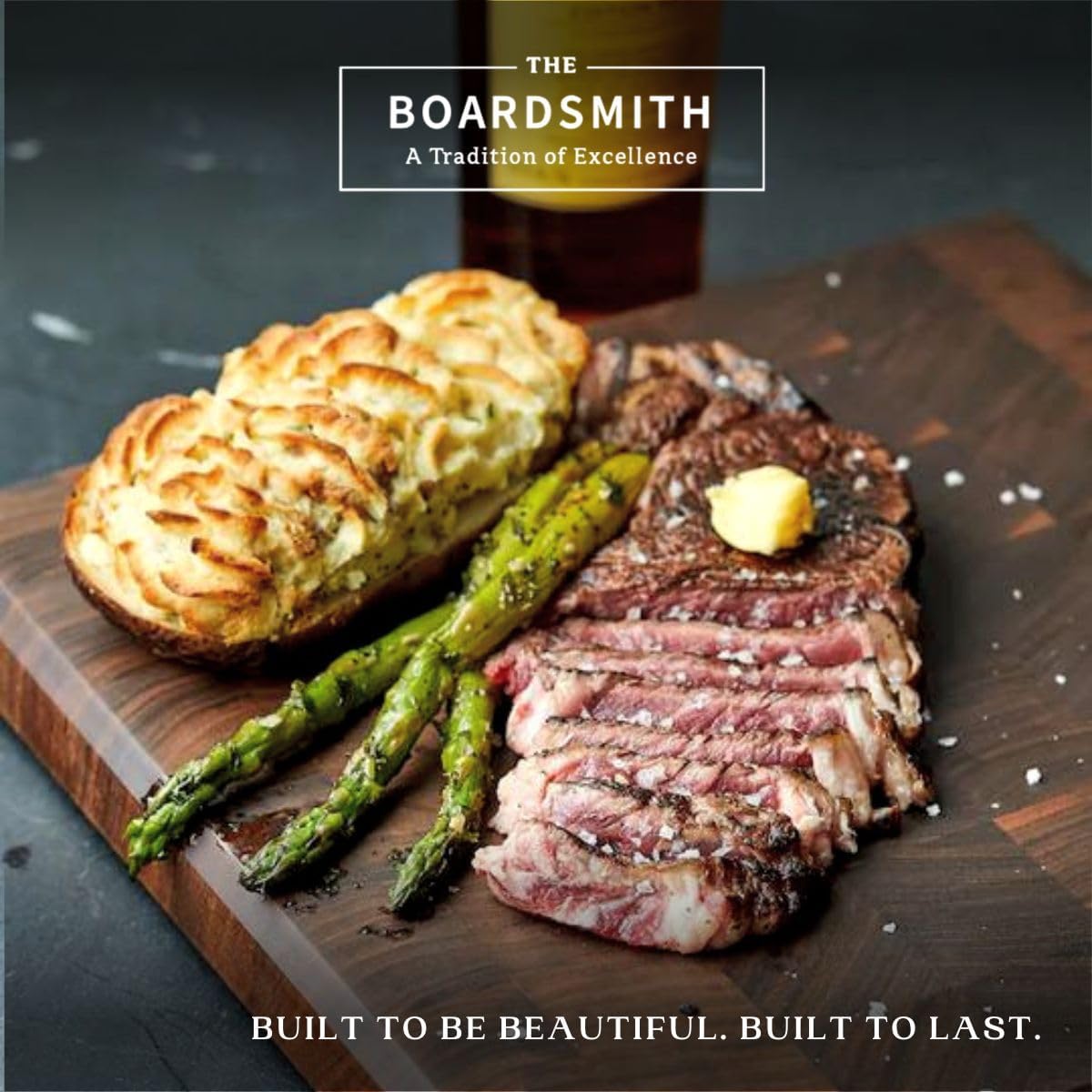 Maple End Grain Cutting Board - Premium End Grain Butcher Block Wood Cutting Board for Kitchen - Food-Safe, Non-Slip, Sustainably Sourced Maple Wood (Medium)
