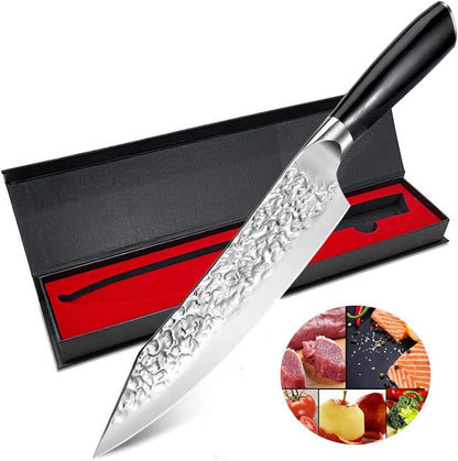 Paring Knife 3.5 inch Small Kitchen Knife Manual Sharpened 5Cr15Mov Stainless Steel Fruit Knife Full Tang with 3 Rivets in Ergonomic Pakkawood Handle