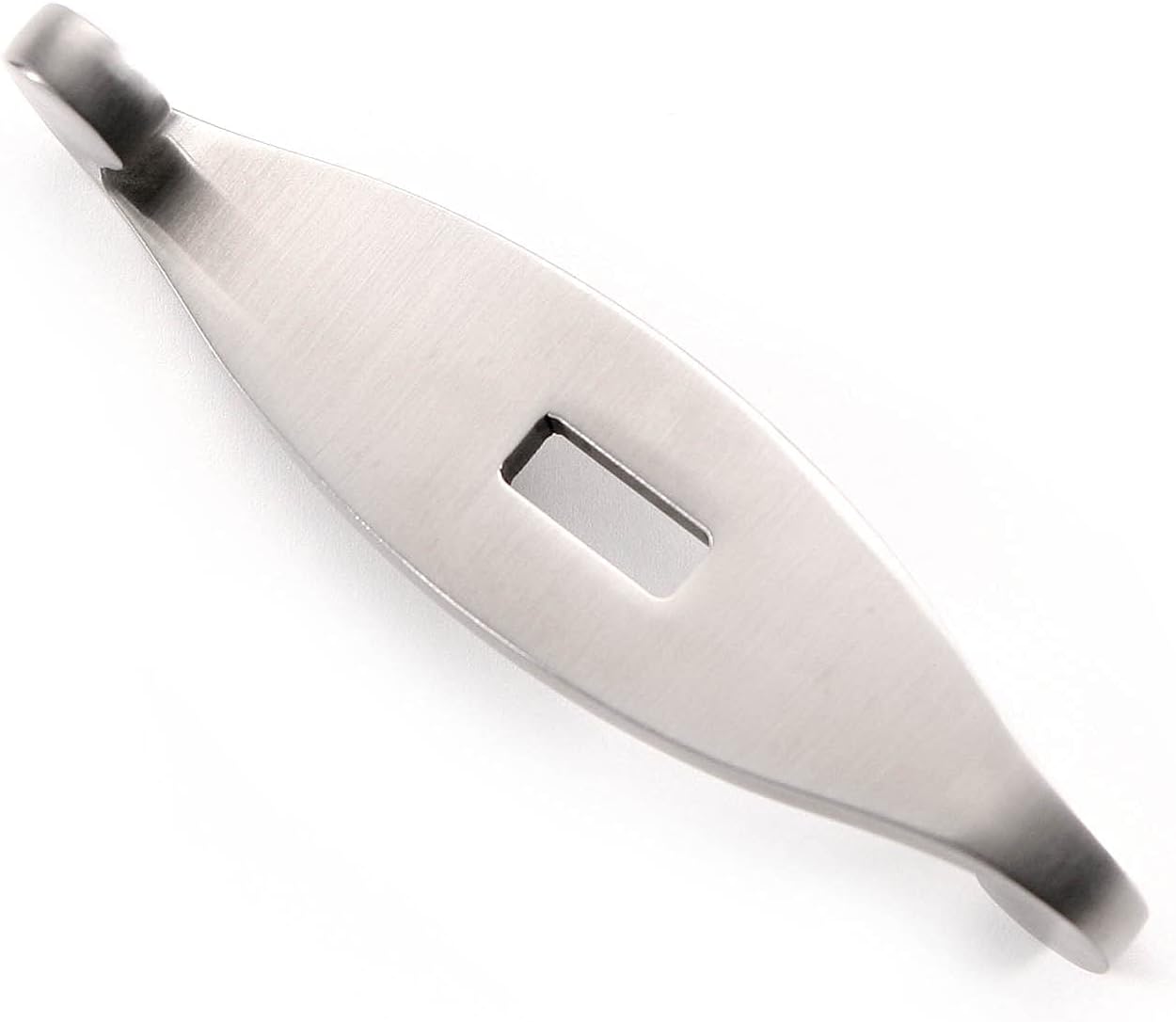 Knife Making Guard - (S Pattern) - (Designed by Harvey Dean, MS) - (Master Series) - Stainless Steel - (4.125 x 1.125 x .270 inches) - [.640 x .240 slot] - (USA Design) - (by KnifeKits)