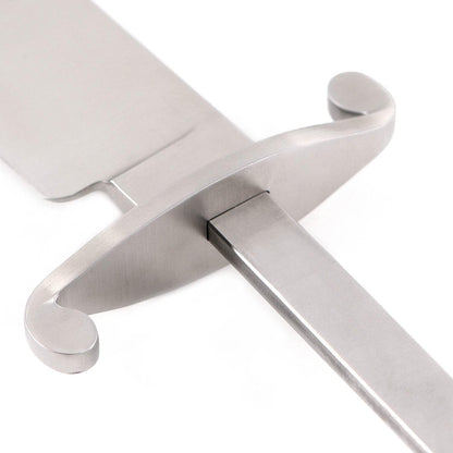 Knife Making Guard - (S Pattern) - (Designed by Harvey Dean, MS) - (Master Series) - Stainless Steel - (4.125 x 1.125 x .270 inches) - [.640 x .240 slot] - (USA Design) - (by KnifeKits)