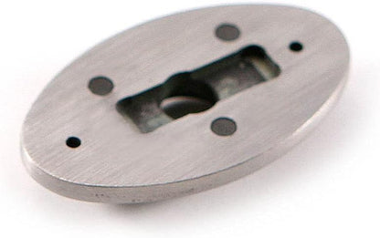 Knife Making Guard - (S Pattern) - (Designed by Harvey Dean, MS) - (Master Series) - Stainless Steel - (4.125 x 1.125 x .270 inches) - [.640 x .240 slot] - (USA Design) - (by KnifeKits)