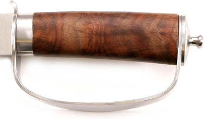 Knife Making Guard - (S Pattern) - (Designed by Harvey Dean, MS) - (Master Series) - Stainless Steel - (4.125 x 1.125 x .270 inches) - [.640 x .240 slot] - (USA Design) - (by KnifeKits)