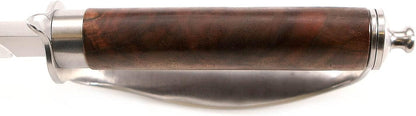 Knife Making Guard - (S Pattern) - (Designed by Harvey Dean, MS) - (Master Series) - Stainless Steel - (4.125 x 1.125 x .270 inches) - [.640 x .240 slot] - (USA Design) - (by KnifeKits)