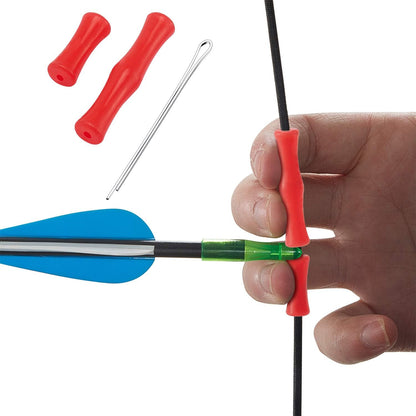 6 Sets Bowstring Finger Guards Archery Bowstring Finger Protector for Hunting