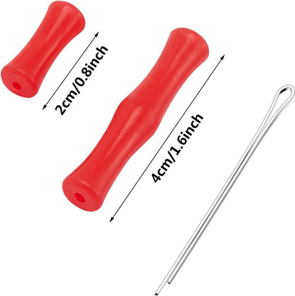 6 Sets Bowstring Finger Guards Archery Bowstring Finger Protector for Hunting