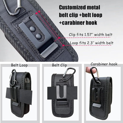 Multitool Sheath Nylon Belt Clip Holster-Magnetic Closure EDC Tactical Pouch Compatible with Leatherman Folding Tool, Pocket Knife Organizer, Multi-Purpose Waist Tool Holder for Camping Hiking