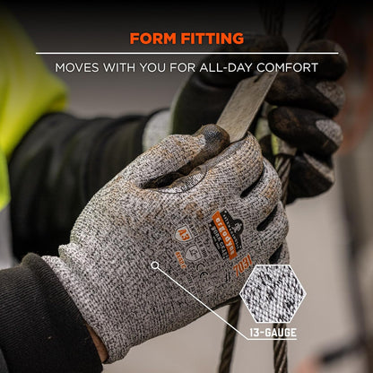 Nitrile Coated Work Gloves, Cut Resistant Level A3, Grip For Wet or Dry Enviroments, ProFlex