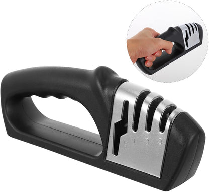 Quick Knife Sharpening Tool 4-segment Handheld Knife Sharpener Safe for Long Time Use Knives Scissors Left/right Hand Friendly
