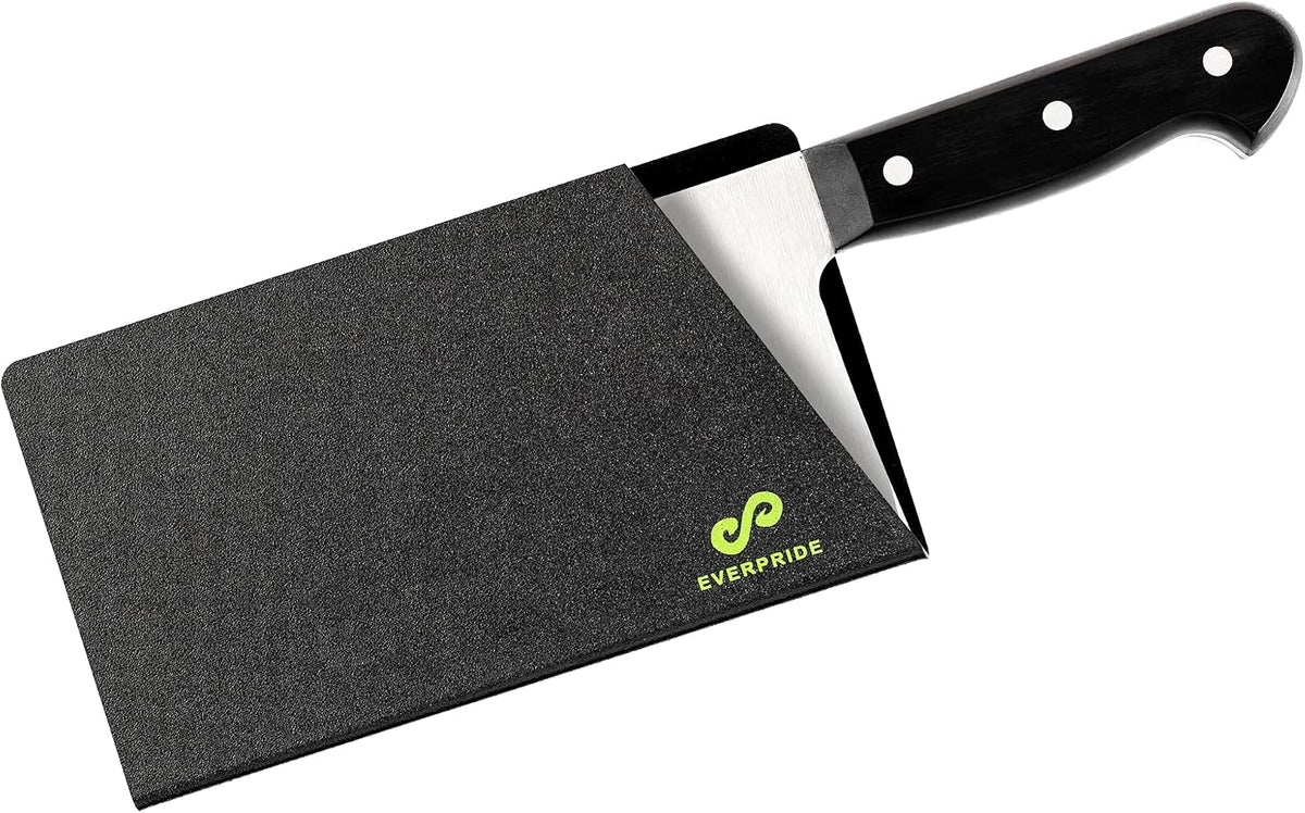 Butcher Chef Knife Edge Guard - Wide Knives Blade Edge Protectors - Meat Cleaver Knife Sheath - BPA-Free Chef Knife Cover Fits Blades Up To 8” x 4” – Knives Not Included