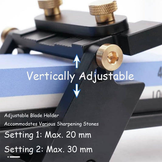 Chisel Sharpening Jig,Chisel Sharpener,Professional-Sharpener-Whetstones-Fixed-Angle-Sharpening,Sharpening Sled,Wood Honing Guide for Chisels and Planes (400/1000#)