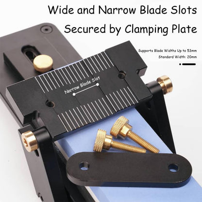 Chisel Sharpening Jig,Chisel Sharpener,Professional-Sharpener-Whetstones-Fixed-Angle-Sharpening,Sharpening Sled,Wood Honing Guide for Chisels and Planes (400/1000#)