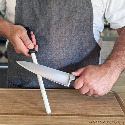 Advanced Ceramics – 9 inch Ceramic Sharpening Rod for Metal Knives