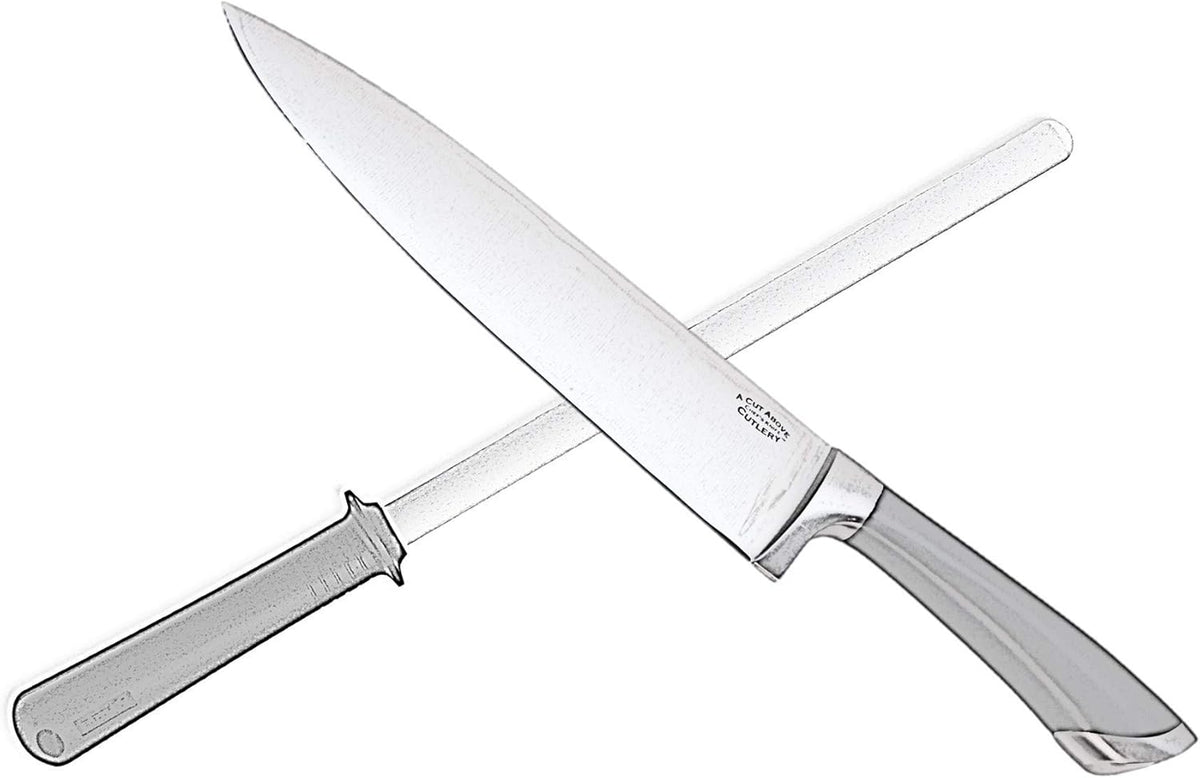 Advanced Ceramics – 9 inch Ceramic Sharpening Rod for Metal Knives