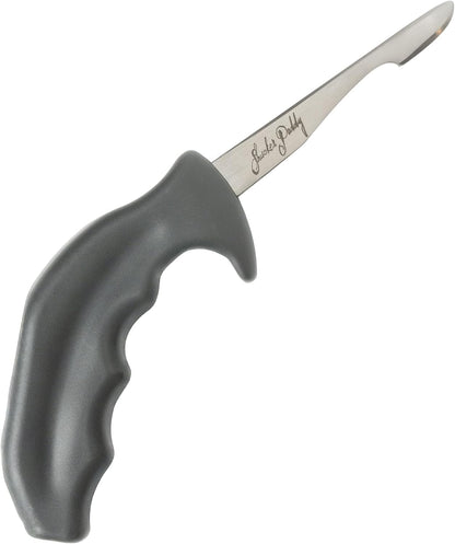 Shucker Paddy Oyster Knife, Ergonomic Pistol Grip Oyster Shucking Knife with Finger Guard, 3in Stainless Steel Blade, Dishwasher Safe, Professional Oyster Opener