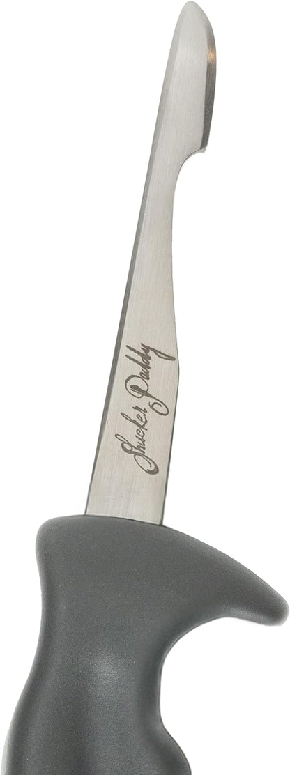 Shucker Paddy Oyster Knife, Ergonomic Pistol Grip Oyster Shucking Knife with Finger Guard, 3in Stainless Steel Blade, Dishwasher Safe, Professional Oyster Opener