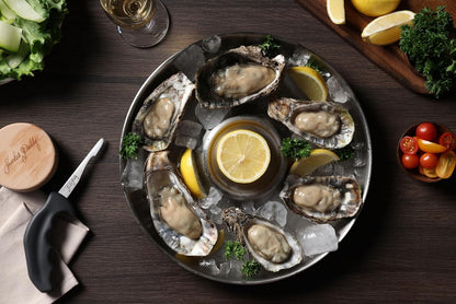 Shucker Paddy Oyster Knife, Ergonomic Pistol Grip Oyster Shucking Knife with Finger Guard, 3in Stainless Steel Blade, Dishwasher Safe, Professional Oyster Opener