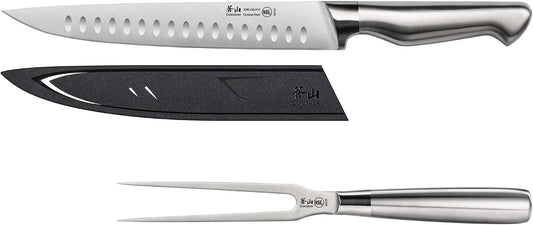 Cangshan Sanford Series 1027198 German Steel 2-Piece Carving Set with Sheath