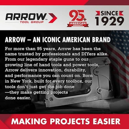 ARROW Retractable Box Cutter, Quick Change Utility Knife with 4 SK2 Blades