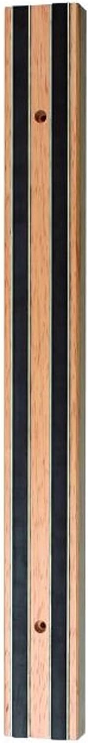 24" Magnetic Wooden Knife Tool Bar with Two Magnetic Strips - Multi-Purpose Knife Holder & Organizer