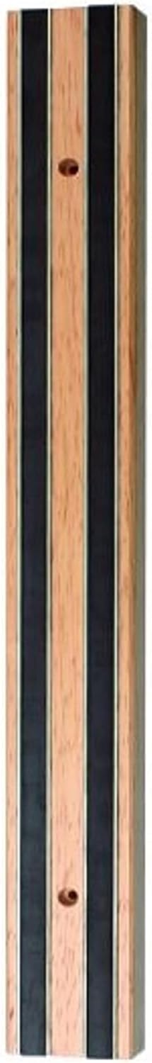 24" Magnetic Wooden Knife Tool Bar with Two Magnetic Strips - Multi-Purpose Knife Holder & Organizer