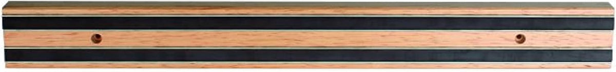 24" Magnetic Wooden Knife Tool Bar with Two Magnetic Strips - Multi-Purpose Knife Holder & Organizer