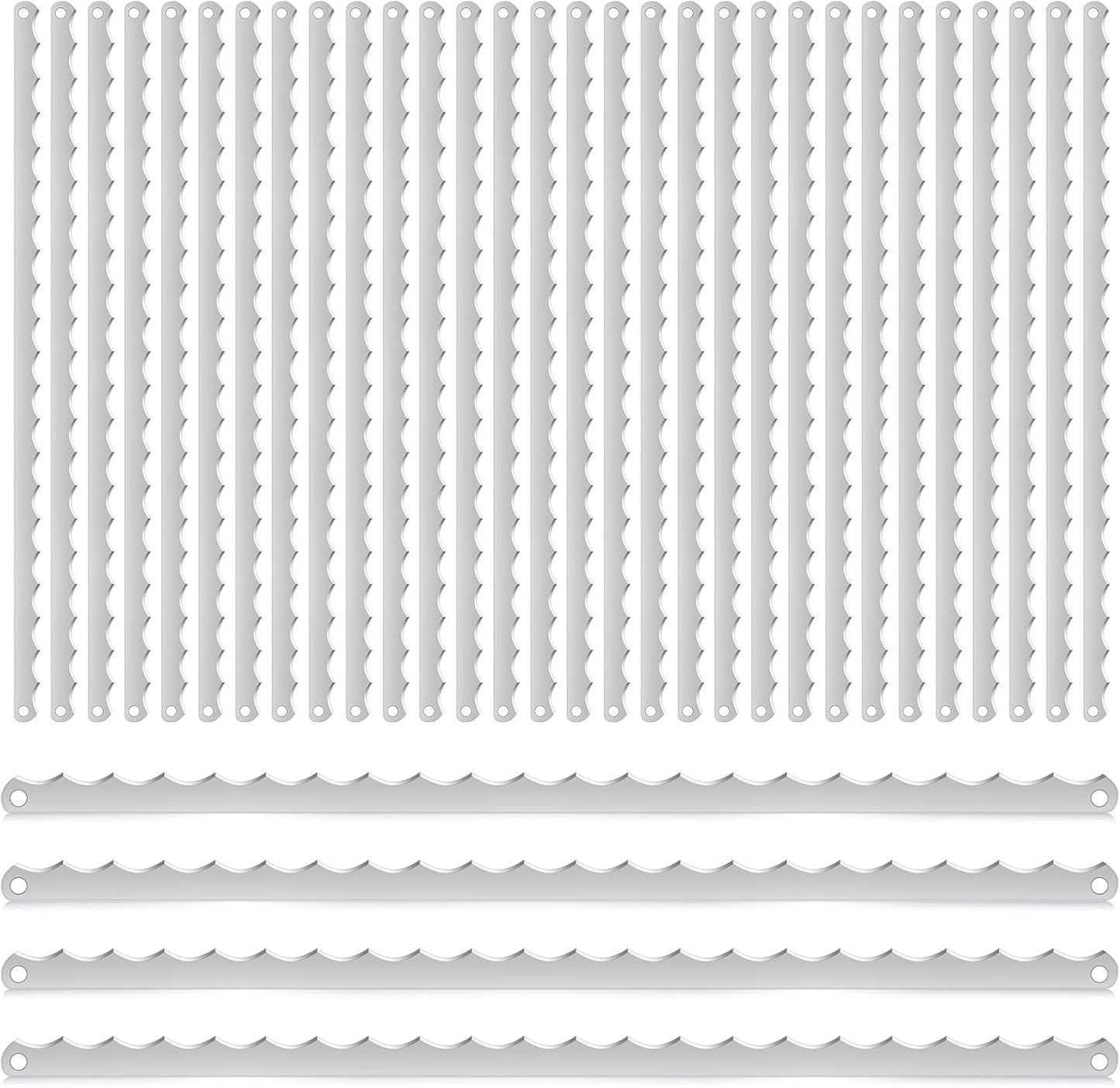 32 Pcs Slicer Bread Knife Slicer Blades Replacement Bread Bow Blades Compatible with Models 703, 711, 732, 758, 777, 797, Replaces 797-0029-1 for Household and Commercial Application