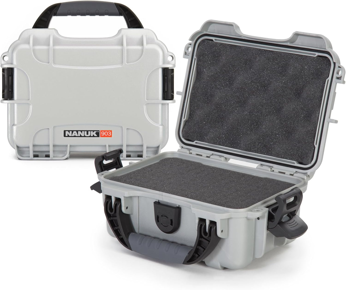 NANUK 904 Hard Case with Foam – IP67 Waterproof Protective Case for Camera, Drone & Gear – Impact-Resistant & Dustproof – Perfect for Travel 10.2" x 7.9" x 4.5" – Yellow