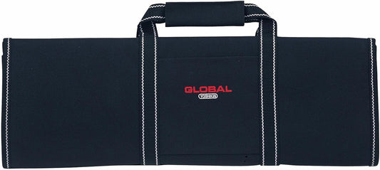 Global G-667/16, 16 Pocket Handle, Black Knife Case