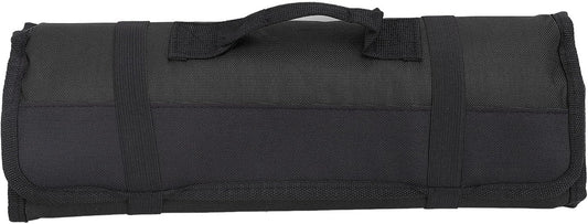 Chef Knife Roll Bag, 20 Slots Canvas Knife Carrying Case Pocket Knife Case Knife Travel Case Roll up Knife Bag Knife Storage Bag for Home Kitchen Travel Camping (Red)
