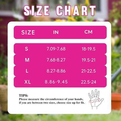 HANDLANDY Rose Pruning Gloves for Men & Women, Long Thorn Proof Gardening Gloves, Breathable Pigskin Leather Gauntlet, Best Garden Gifts & Tools for Gardener
