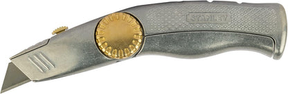 Stanley 0-10-819 Snap Off Knife "Pro" with retractable blade, Silver