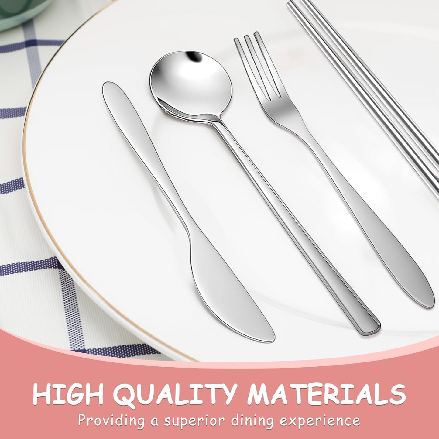 LemonRoad 36 Pack 7.5oz Stainless Steel Snack Containers Reusable Dressing Containers with Lids Lunch Box Chopsticks Knife Fork Spoon Flatware Set with Case for Meal Food Storage Picnic Travel