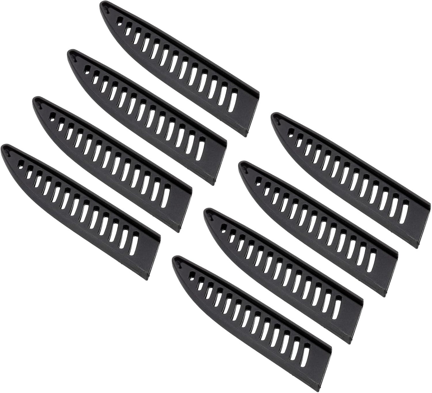 PATIKIL PP Safety Knife Cover Sleeves for 9.5" Chef Knife, 3 Pack Knives Edge Guard Blade Protector Universal Knife Sheath Portable for Kitchen, Black