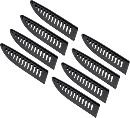 PATIKIL PP Safety Knife Cover Sleeves for 9.5" Chef Knife, 3 Pack Knives Edge Guard Blade Protector Universal Knife Sheath Portable for Kitchen, Black