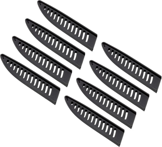 PATIKIL PP Safety Knife Cover Sleeves for 9.5" Chef Knife, 3 Pack Knives Edge Guard Blade Protector Universal Knife Sheath Portable for Kitchen, Black