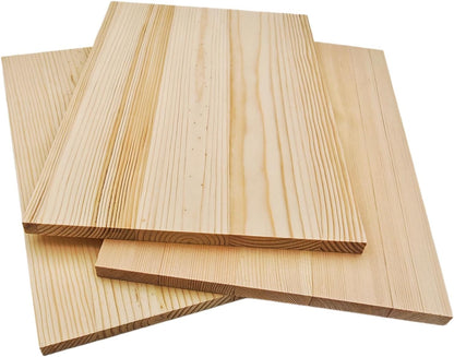 4PCS Rectangle Wood Boards Unfinished Wood Blocks for Crafting, 8x6x1in Blank Whittling Wooden Blocks for Wood Carving,Painting & Burning