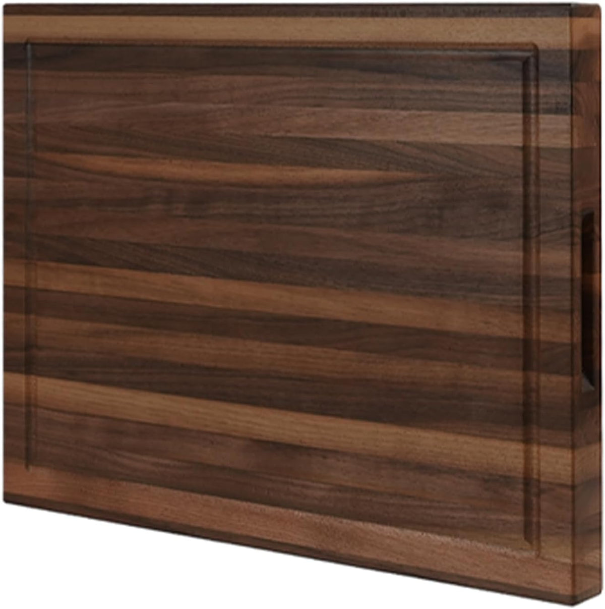 Walnut Cutting Board for Kitchen, USA Grown Hardwood, 20 x 15, with Invisible Inner Handle, Prefinished with Food-Grade Oil, Suitable for Kitchen Edge Grain, 1" Thick