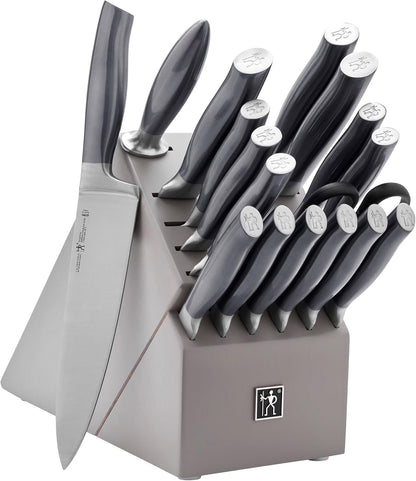 Silvercap 14 Piece Knife Block Set, Black