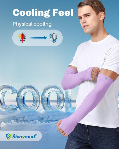 Arm Sleeves for Men Women UV Sun Protection Compression Arm Warmer Tattoo Cover Up, Sports Golf Cooling Sleeves