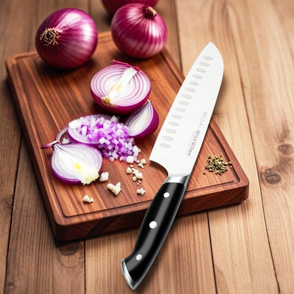 WICKWILLOW 10" Bread Knife – Razor Sharp German Steel – Serrated Knife for Homemade Bread & Sourdough – Full Tang & Ergonomic Handle – Gift Box – Velina Series